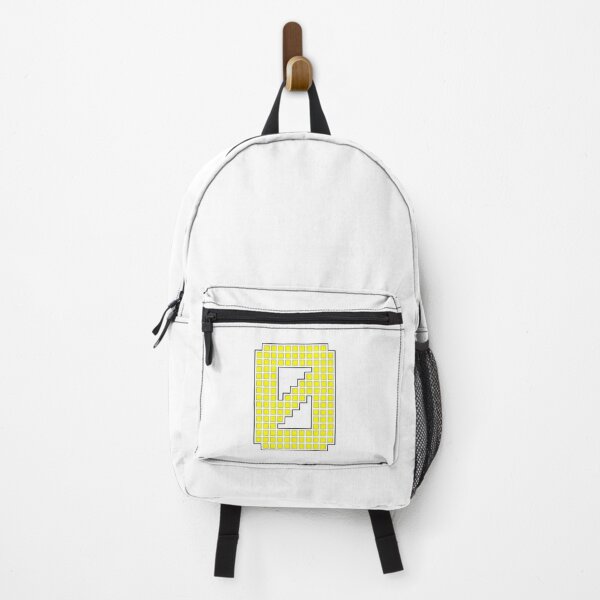 Item preview, Number 0 - Yellow Pixel Block Character designed and sold by PixelGlyphs.