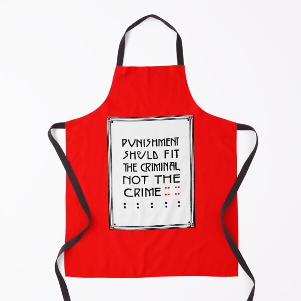 Item preview, Elbert Hubbard Roycroft Motto Punishment Fit The Criminal designed and sold by Pixelchicken.