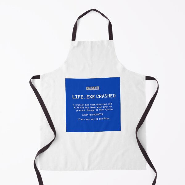 Item preview, LIFE.EXE CRASHED – BSOD Parody designed and sold by ⭐Anistore⭐.