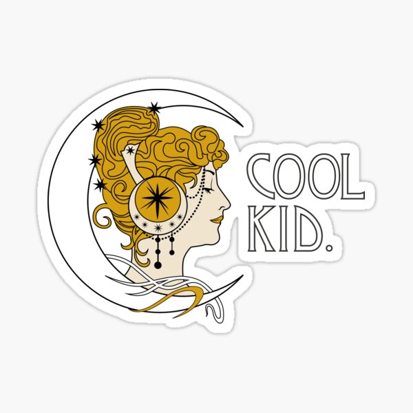 Aperçu de l'œuvre enfant cool - dame de la lune art nouveau créée et vendue par kobyakov.