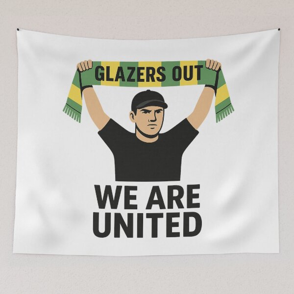 Item preview, Glazers Out Manchester United Protest Fan Art Design designed and sold by LegendLab.