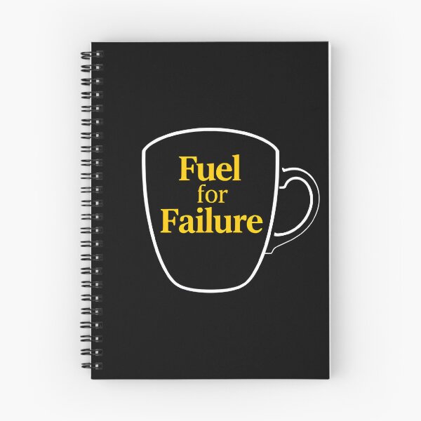 Item preview, Fuel for Failure – Bold Minimalist Coffee Cup Design designed and sold by BrushRushX.
