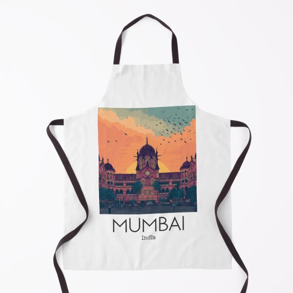Item preview, A Vintage Illustration of Mumbai - India designed and sold by GoodOldVintage.