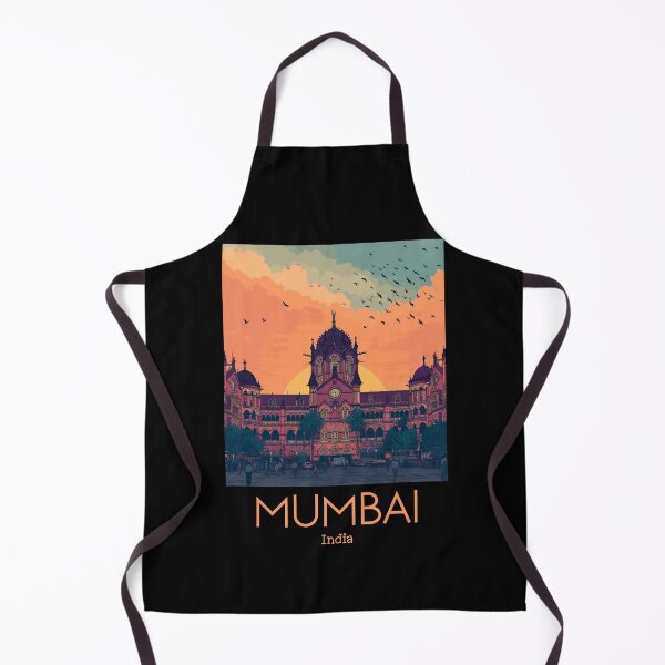 Item preview, A Vintage Illustration of Mumbai - India designed and sold by GoodOldVintage.