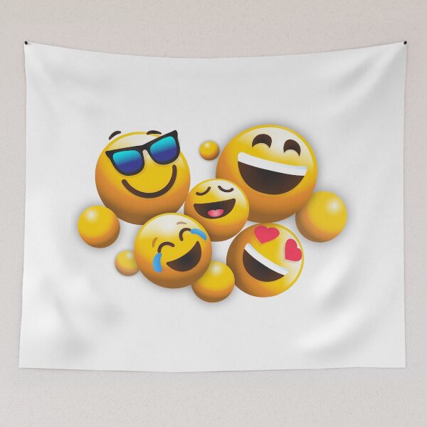 Item preview, Group of Happy Laughing Emojis designed and sold by Jdawnink.