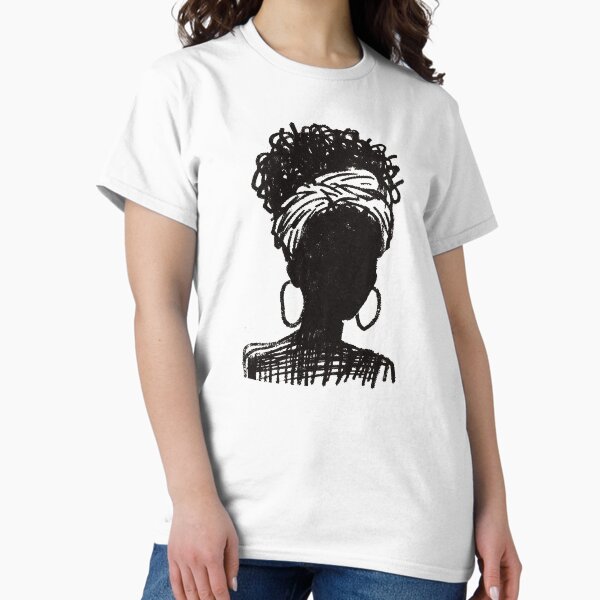 Item preview, Curly Head Silhouette designed and sold by BrunNoir.