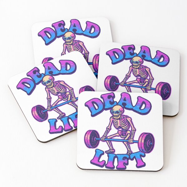 Item preview, Dead Lift – Funny Skeleton Fitness Design with Retro Vibe designed and sold by Eterna Vision.
