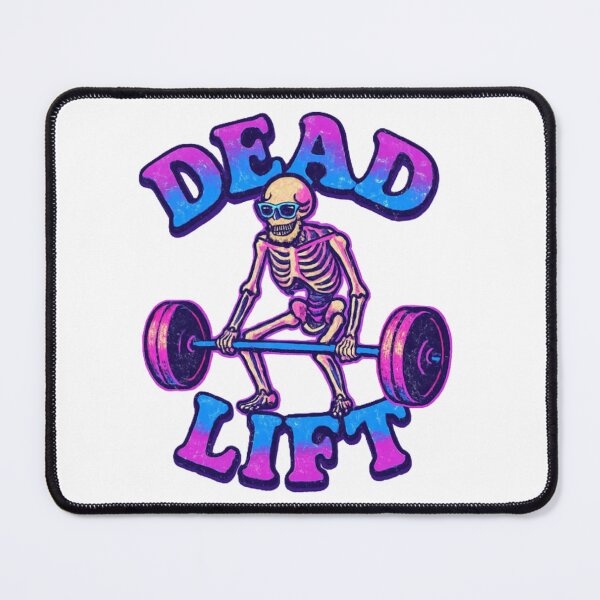 Item preview, Dead Lift – Funny Skeleton Fitness Design with Retro Vibe designed and sold by Eterna Vision.