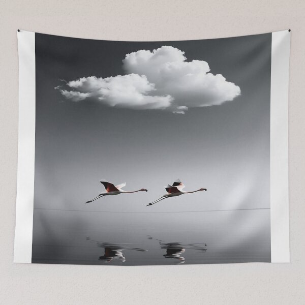 Item preview, View of the sky and birds designed and sold by saly55887.