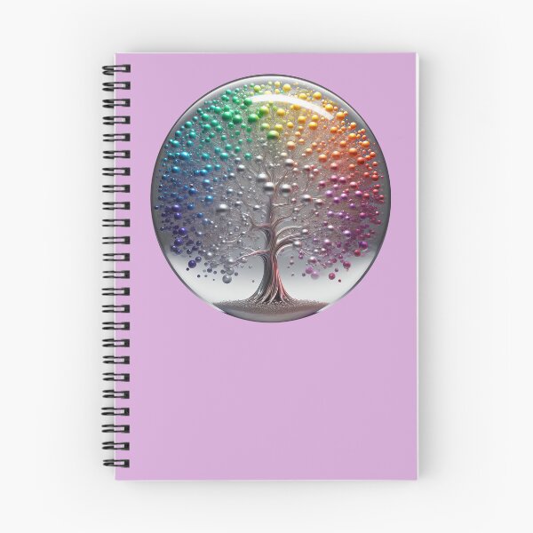 Item preview, Vibrant Silver PRIDE sphere Tree designed and sold by Lahila Designs.
