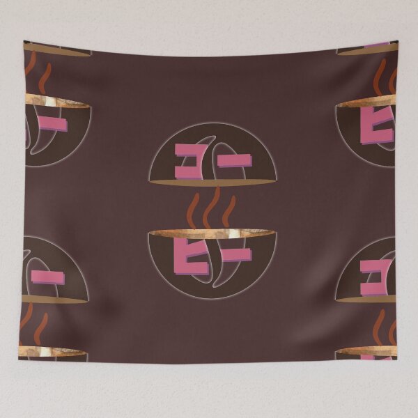 Item preview, Tully's Coffee Bean Split in Pink Japanese Font designed and sold by Sahan-MO.