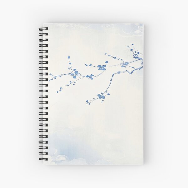 Item preview, Surreal white landscape and blue rose branch designed and sold by saly55887.