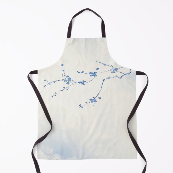 Item preview, Surreal white landscape and blue rose branch designed and sold by saly55887.