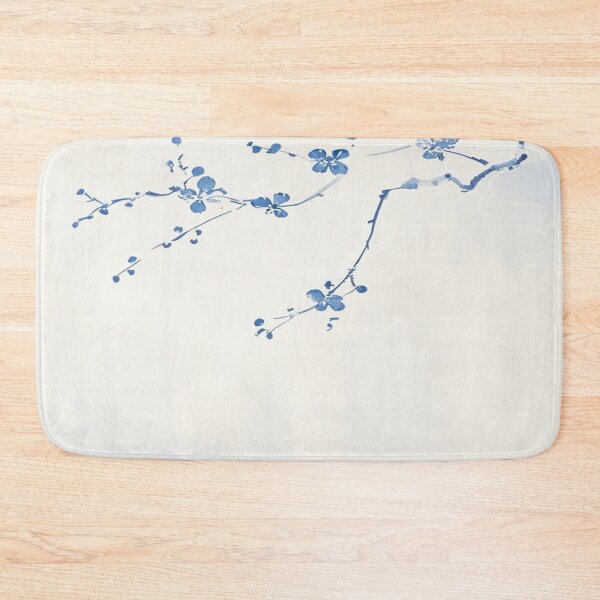 Item preview, Surreal white landscape and blue rose branch designed and sold by saly55887.