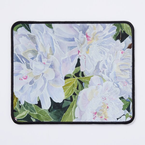 Item preview, Delicate Peonies on Trellis designed and sold by PinkRhinoArt.