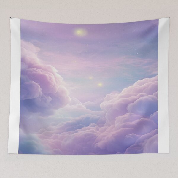 Item preview, Surreal view of purple and white colors overlapping designed and sold by saly55887.