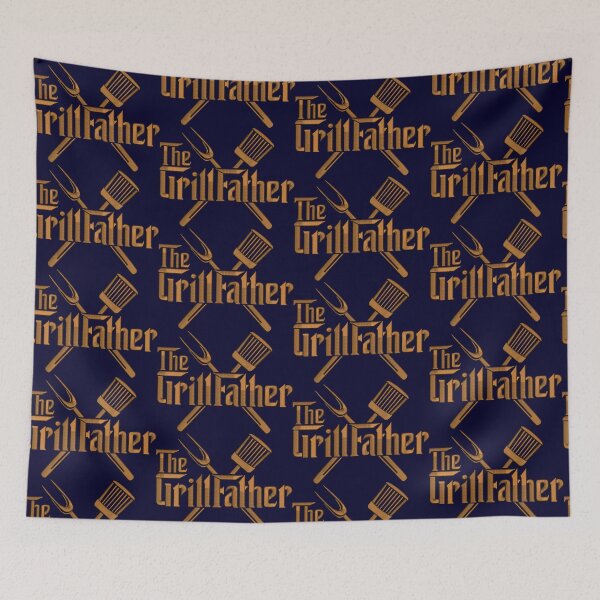 Item preview, The GrillFather Funny Father's Day Design designed and sold by Lovemountain.
