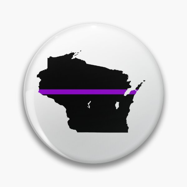 Item preview, Wisconsin Thin Purple Line designed and sold by PhilbonianDezin.