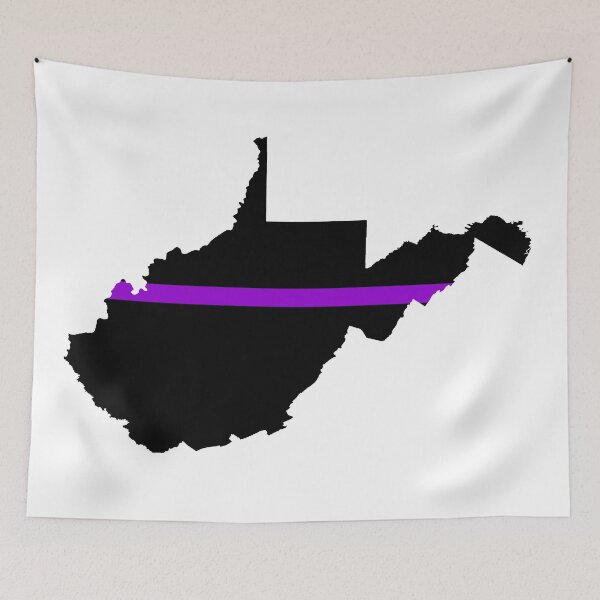 Item preview, West Virginia Thin Purple Line designed and sold by PhilbonianDezin.