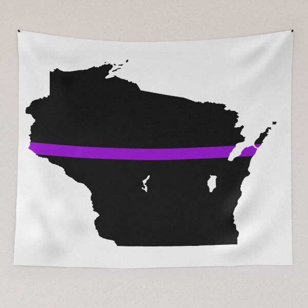 Item preview, Wisconsin Thin Purple Line designed and sold by PhilbonianDezin.