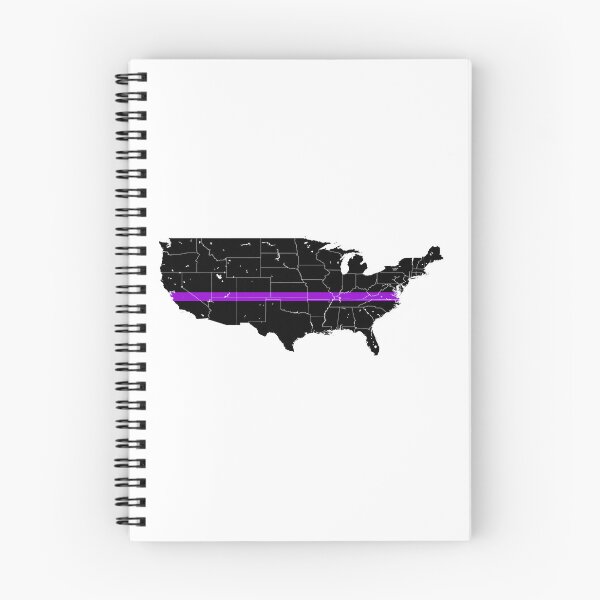 Item preview, Continental United States Thin Purple Line designed and sold by PhilbonianDezin.