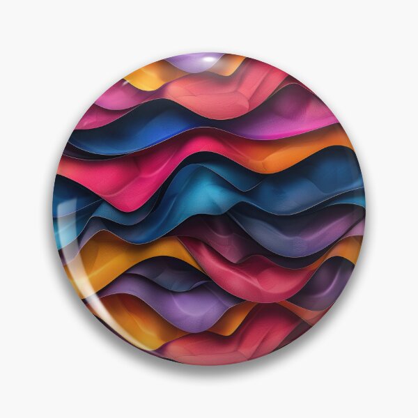 Item preview, Vibrant Abstract Multi-Colored Wavy Layers designed and sold by NTGUILTY.