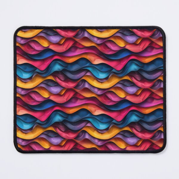 Item preview, Vibrant Abstract Multi-Colored Wavy Layers designed and sold by NTGUILTY.