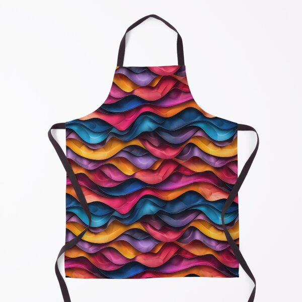 Item preview, Vibrant Abstract Multi-Colored Wavy Layers designed and sold by NTGUILTY.