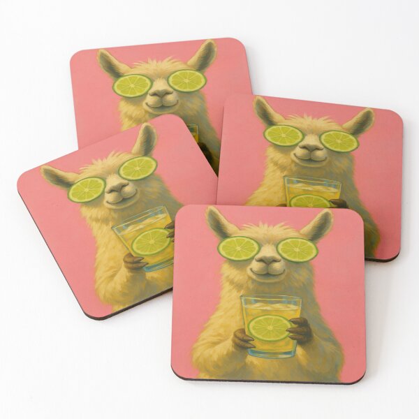 Item preview, Lama Lime Chill – Funny Animal Poster for Summer Vibes designed and sold by SupplyCode.