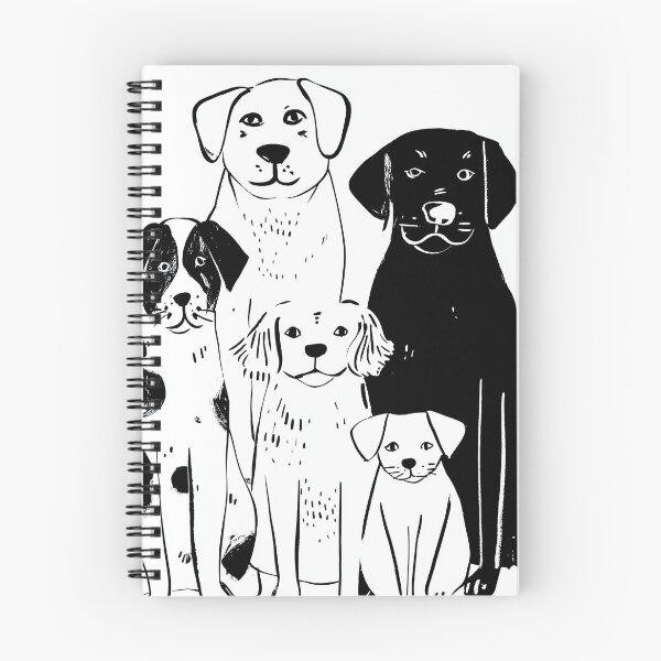 Item preview, Minimal Dog Drawing Featuring Lineup Of Breeds designed and sold by Piotrek0001.
