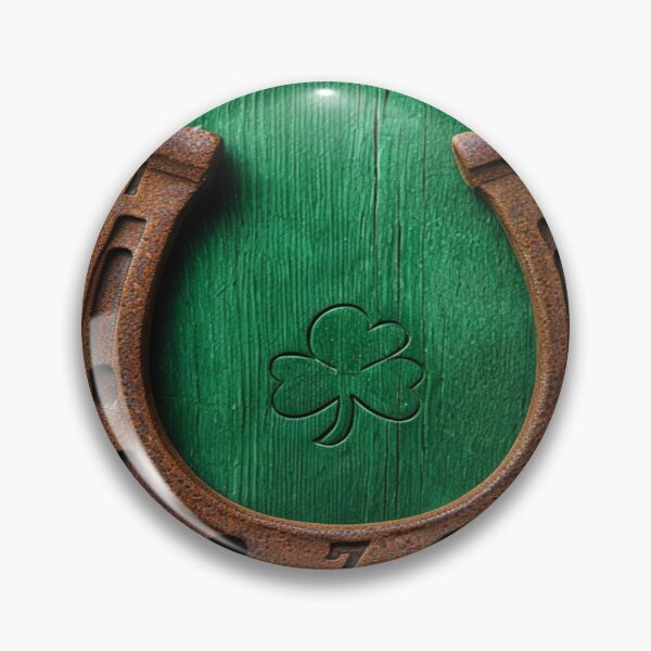 Item preview, Old horseshoe with green background designed and sold by saly55887.