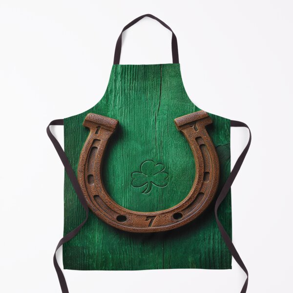 Item preview, Old horseshoe with green background designed and sold by saly55887.