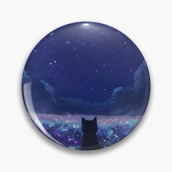 Item preview, Cat in a Night Landscape designed and sold by saly55887.