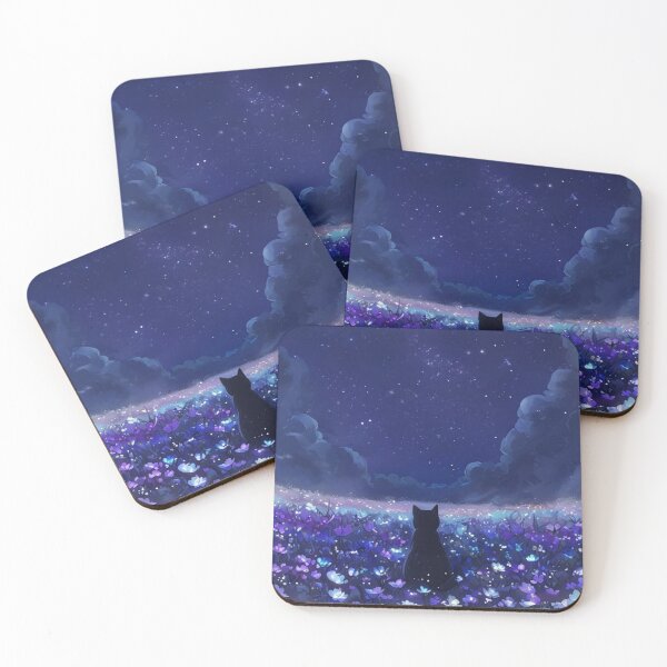 Item preview, Cat in a Night Landscape designed and sold by saly55887.