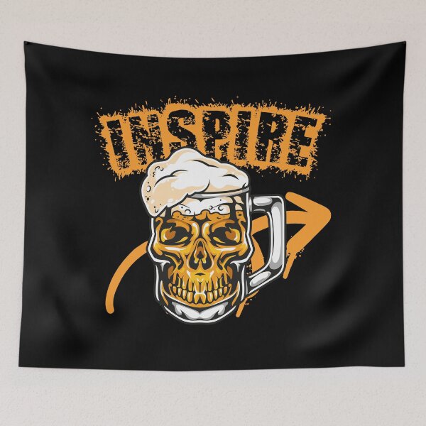 Item preview, INSPIRE SKULL (ENGLISH) designed and sold by II IRONSKULLS II.