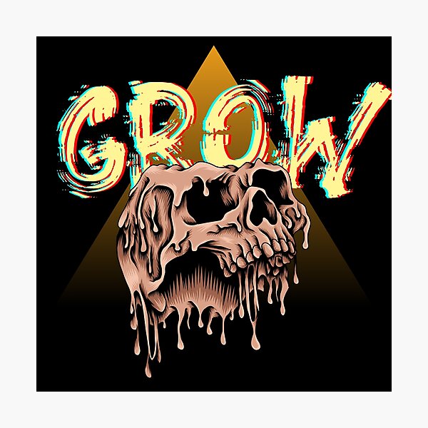 Artikel-Vorschau von GROW SKULL (ENGLISCH), designt und verkauft von II IRONSKULLS II.