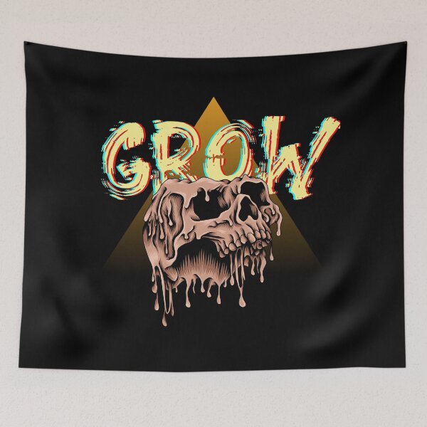 Item preview, GROW SKULL (ENGLISH) designed and sold by II IRONSKULLS II.