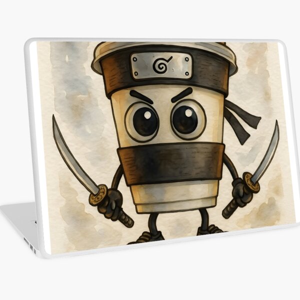 Item preview, Cappuccino Assassino – Aquarelle Brainrot Meme Art designed and sold by EmeraldeaArt.