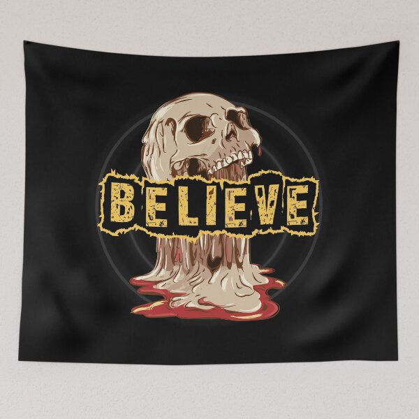 Item preview, BELIEVE SKULL (ENGLISH) designed and sold by II IRONSKULLS II.