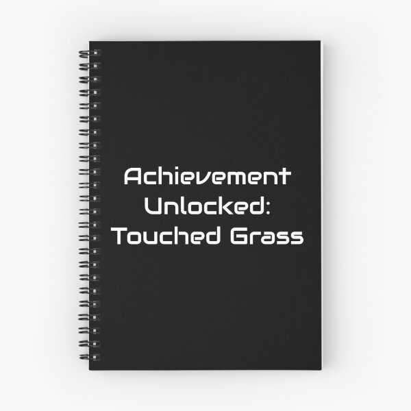 Item preview, Achievement Unlocked: Touched Grass – Funny Gamer Milestone designed and sold by GameLore.
