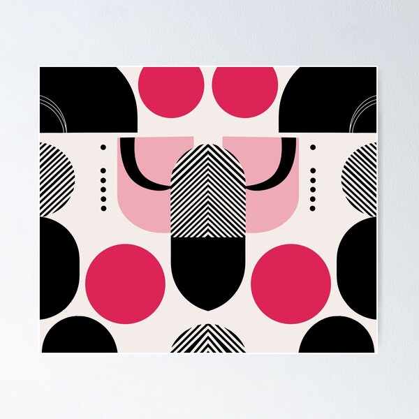 Item preview, Bauhaus Geometric Art Print Minimalist Design designed and sold by Timegraf.