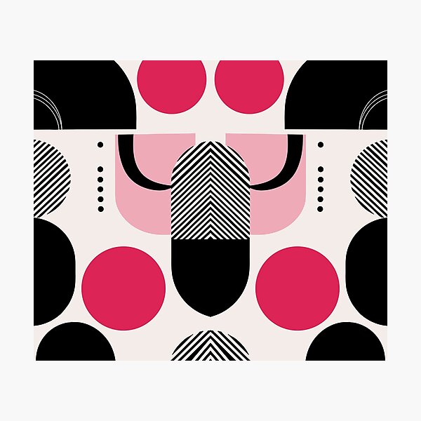 Item preview, Bauhaus Geometric Art Print Minimalist Design designed and sold by Timegraf.
