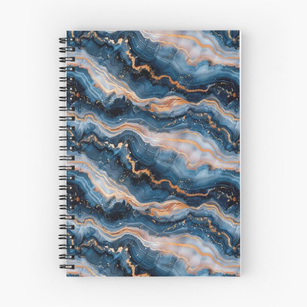 Item preview, Luxurious Blue and Gold Abstract Marble Texture designed and sold by NTGUILTY.