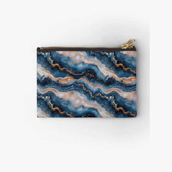 Item preview, Luxurious Blue and Gold Abstract Marble Texture designed and sold by NTGUILTY.