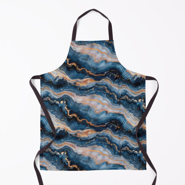 Item preview, Luxurious Blue and Gold Abstract Marble Texture designed and sold by NTGUILTY.