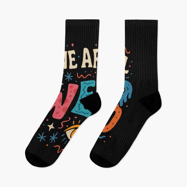 Item preview, We Are All Weird – Funky Psychedelic Art designed and sold by GirlyPopped.