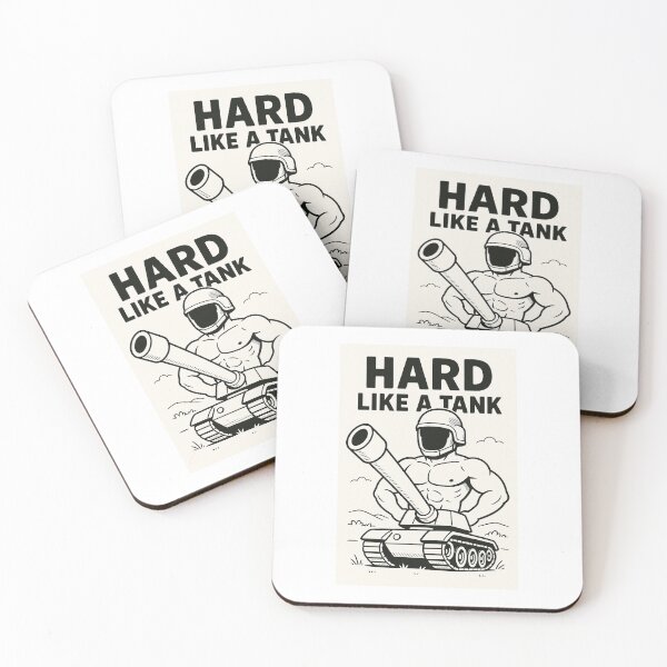 Item preview, Hard Like A Tank - Funny Military Machine Turret Buff Guy Strong USA America Patriotic Humor Tough Man designed and sold by pngrktes-art.