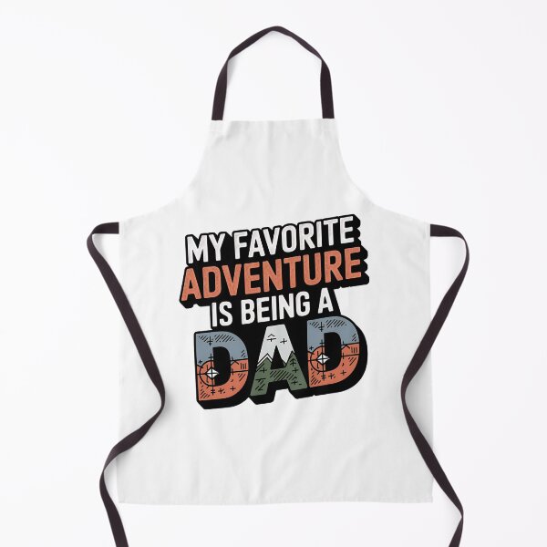 Item preview, My Favorite Adventure Is Being a Dad – Father’s Day T-Shirt for Outdoorsy Dads designed and sold by CuteDesignables.