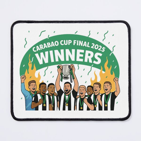 Item preview, Newcastle United Carabao Cup Winners 2025 Cartoon designed and sold by LegendLab.