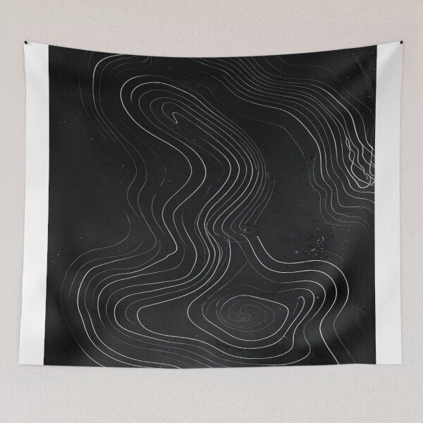 Item preview, Intersecting lines on a black background designed and sold by saly55887.